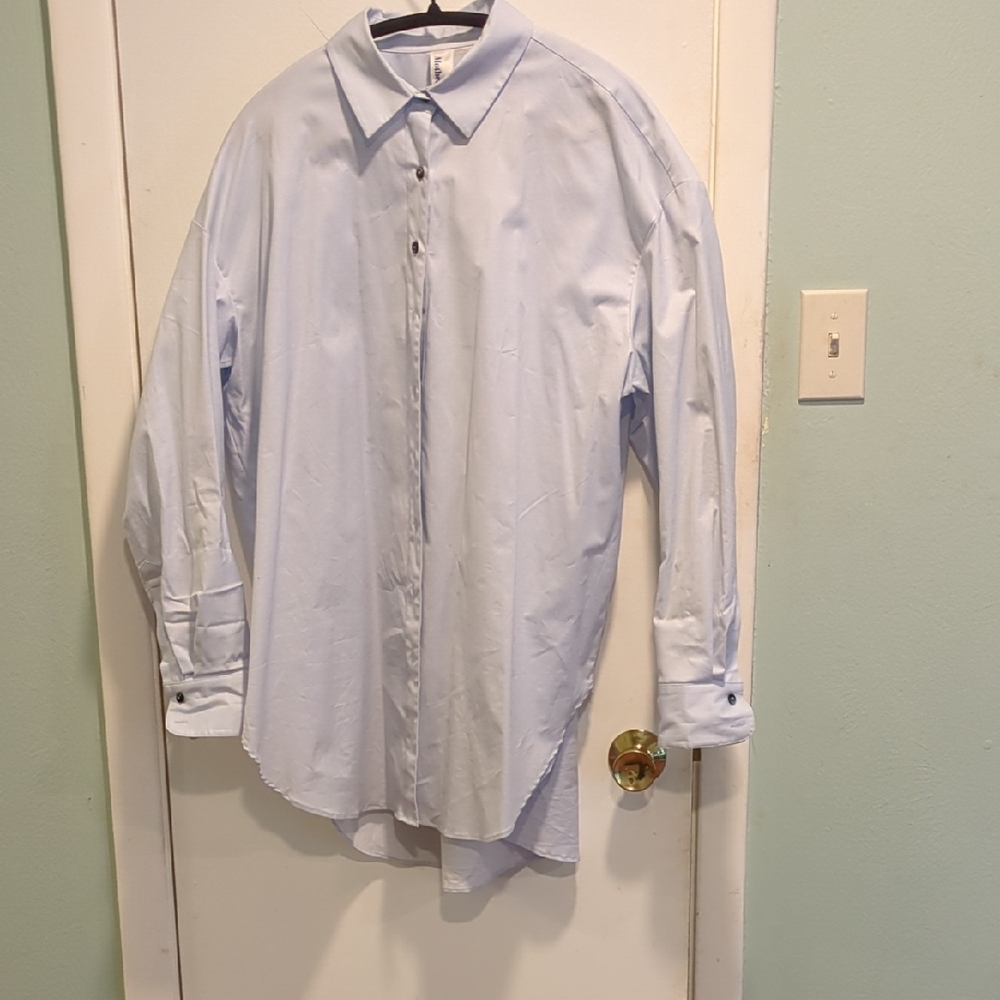 Mother Oxford Oversized Button Down